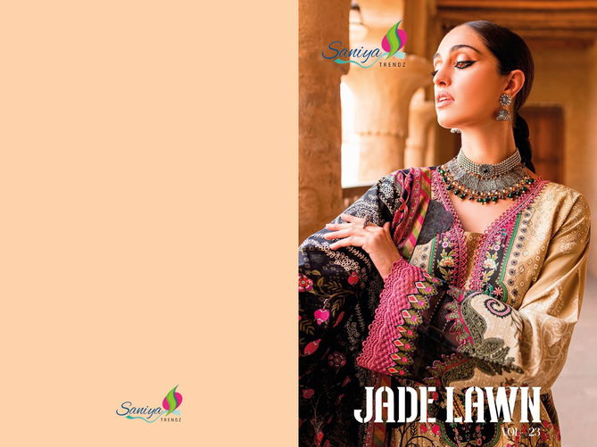 Saniya Trendz ST Jade Wholesale Cotton Pakistani Dress Material